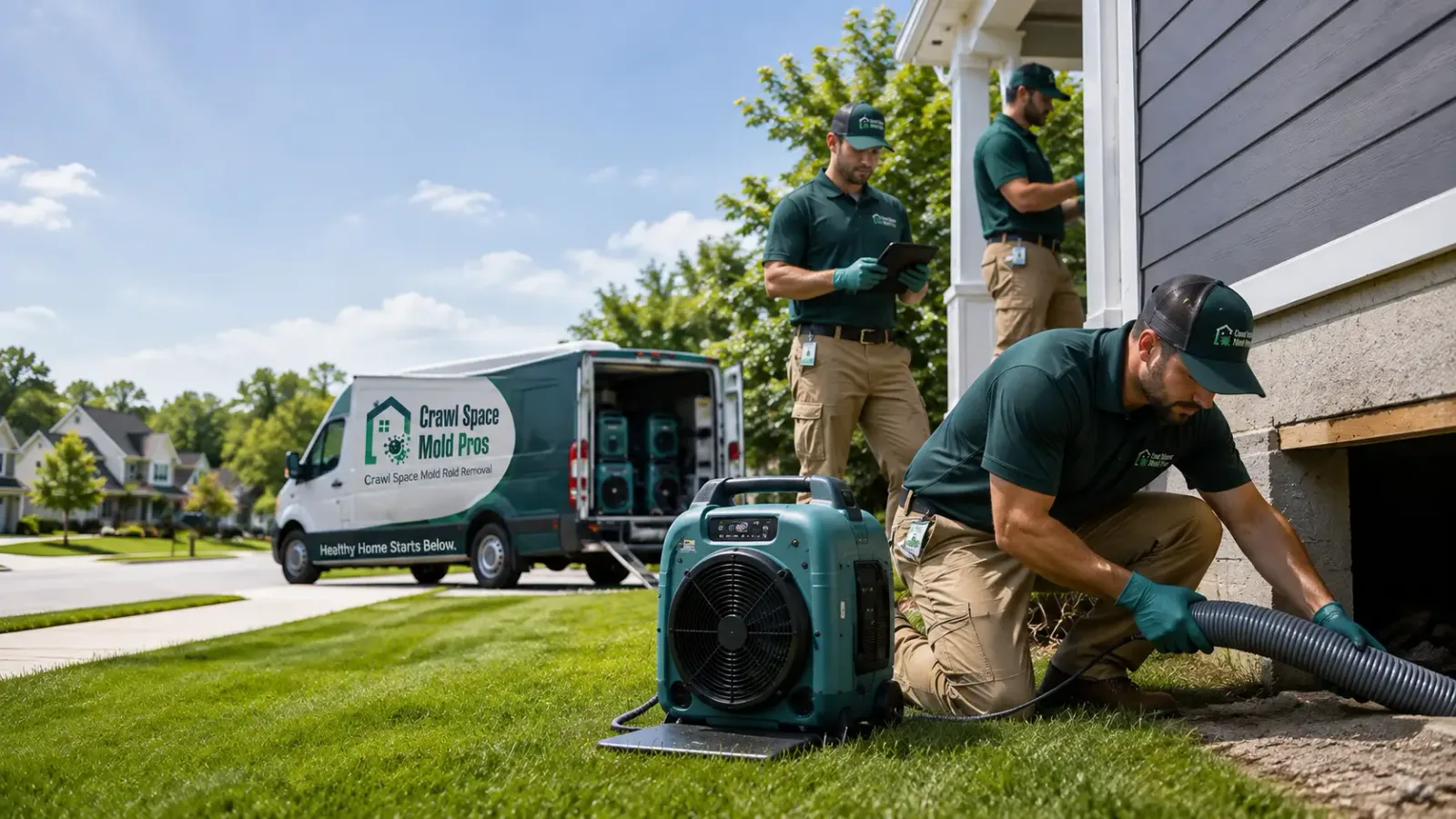 Crawl Space Mold Removal in Moore, ID